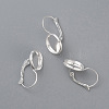 304 Stainless Steel Leverback Earring Settings LS-STAS-F191-03S-8mm-2