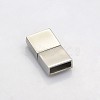 Tarnish Resistant Cuboid 304 Stainless Steel Bayonet Clasps STAS-N042-03-3