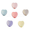 Spray Painted Acrylic Beads CACR-N006-22-C01-2
