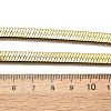 Ion Plating(IP) 304 Stainless Steel Herringbone Chain Necklace for Men Women X-NJEW-E076-03E-G-3