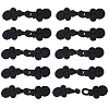 20 Pairs Handmade Chinese Frogs Knots Buttons BUTT-BC0001-06B-1