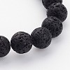 Natural Lava Rock Beads Strands X-G434-1B-1