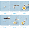 DIY Flower Earring Kits DIY-SC0014-44-4