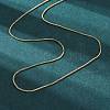 Brass Venetian Chain NJEW-E151-04G-1