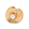 Matte Gold Alloy Adjustable Rings for Women RJEW-K260-07H-3