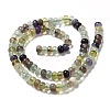 Natural Colorful Fluorite Beads Strands G-D481-19A-3