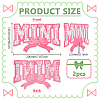 Polyester Iron on/Sew On Patches DIY-WH0593-02A-2