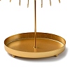 Iron Jewelry Display Stand with Tray ODIS-K003-06A-G-5