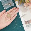 12Pcs 4 Colors Half Finished Rack Plating Brass Chain Bracelets KK-NB0002-71-3