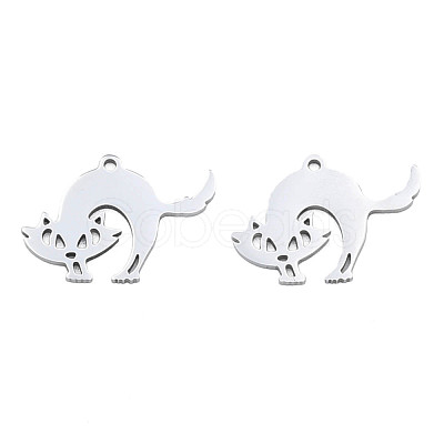 Non-Tarnish 201 Stainless Steel Pendants STAS-N098-083P-1