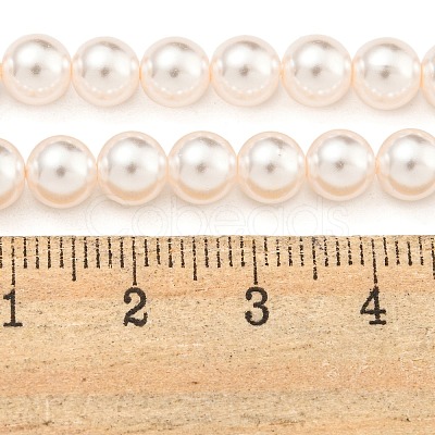 Glass Pearl Beads Strands HY-G002-01C-03-1