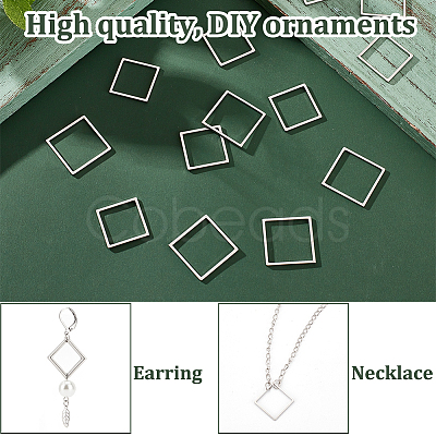 40Pcs 2 Style 304 Stainless Steel Linking Rings STAS-UN0045-69-1