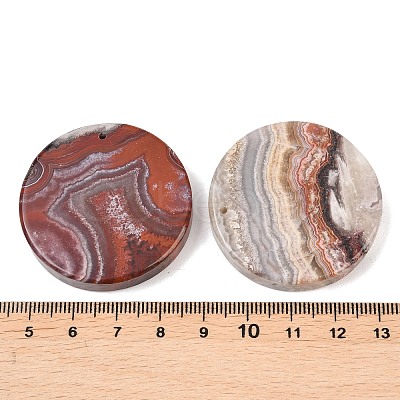Natural Mexican Agate Pendants G-K381-11-1