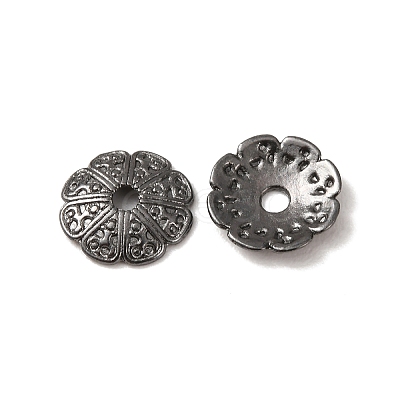 Tibetan Style Alloy Bead Caps K095C051-1