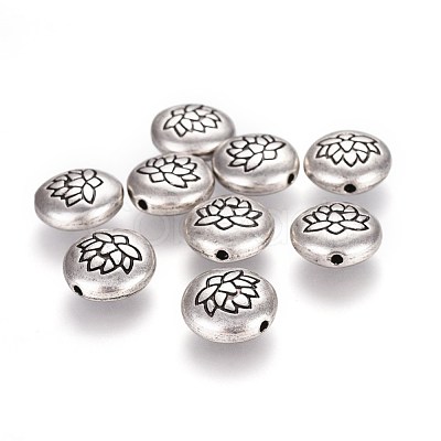 Tibetan Style Alloy Beads TIBEB-Q067-08TAS-NR-1