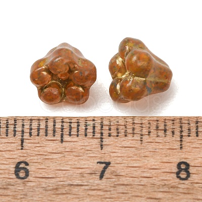 Handmade Lampwork Bead Caps LA-CBAA1BE-02B-1