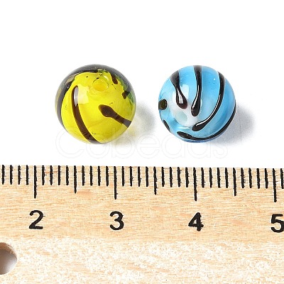 Handmade Transparent Lampwork Beads BLOW-D300-08A-1