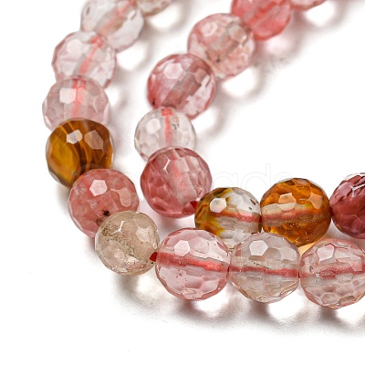 Tigerskin Glass Beads Strands G-E571-A07-01-1