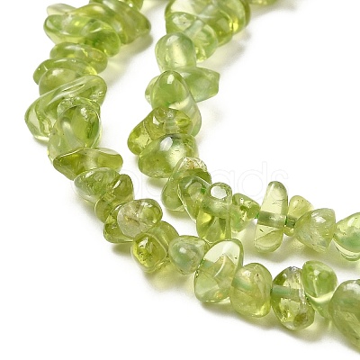 Natural Peridot Beads Strands G-F328-34A-1