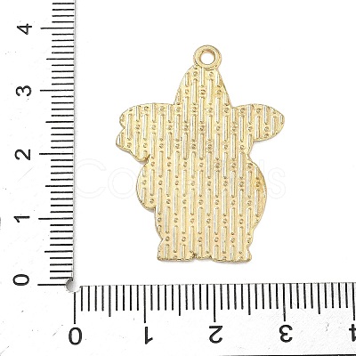 Easter Alloy Enamel Pendants ENAM-I082-02G-09-1