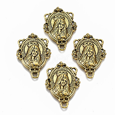 Tibetan Style Alloy Chandelier Component Links TIBE-N011-002AG-RS-1