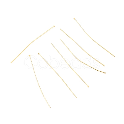 Brass Flat Head Pins X-KK-F824-114G-G-1
