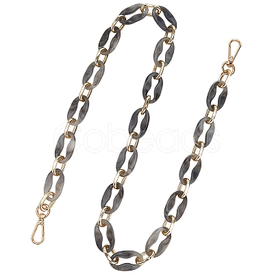Oval Resin Link Purse Chains FIND-WH20006-62D-1