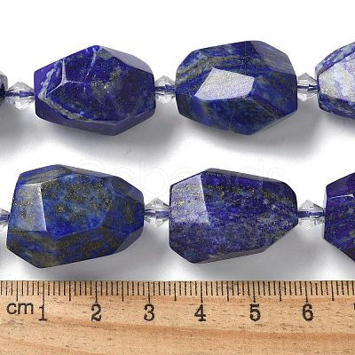 Natural Lapis Lazuli Beads Strands G-H095-A09-01-1