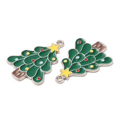 Christmas Alloy Enamel Pendants X-ENAM-D050-13B-01P-1