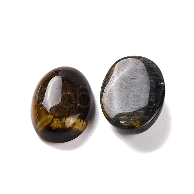 Natural Tiger Eye Cabochons G-B085-06E-04-1