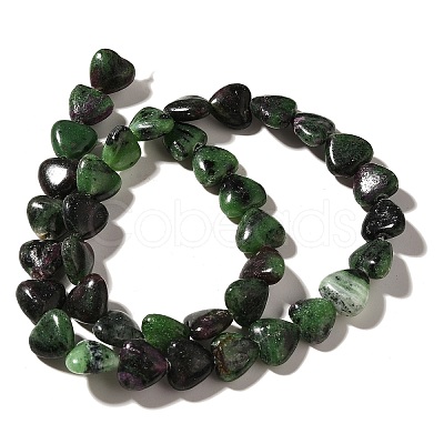 Natural Ruby in Zoisite Beads Strands G-R190-10mm-60-1