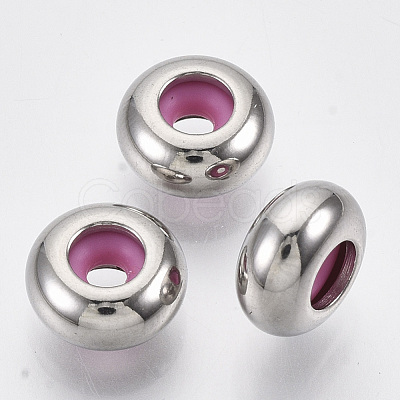 304 Stainless Steel Beads STAS-N087-18C-1