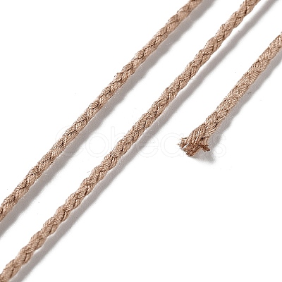 20M Polyester Braided Cord for Jewelry Making OCOR-G015-04A-06-1