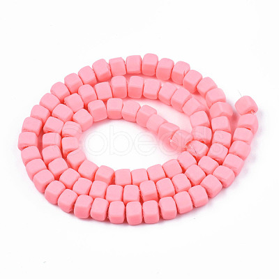 Handmade Polymer Clay Beads Strands CLAY-S092-78L-1
