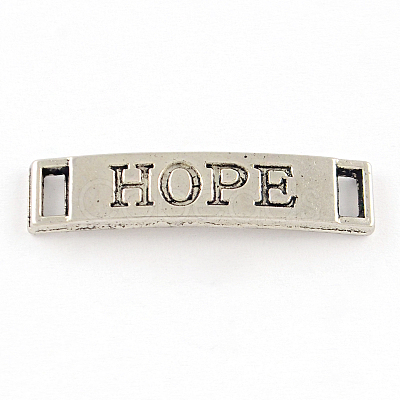 Tibetan Style Rectangle with Hope Alloy Links TIBE-Q045-10AS-NR-1