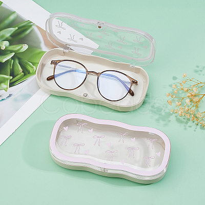 Cute Magnetic ABS Plastic Eyeglass Cases AJEW-WH0007-67-1