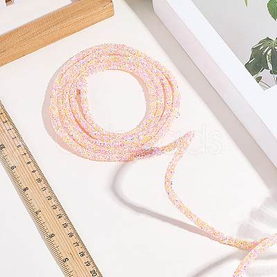 AB Plastic Glitter Sequin Rope for DIY Wedding Dresses Costume Clothing Shoes Jewelry Accessory OCOR-WH20007-02A-04-1