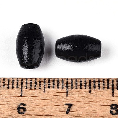 Spray Painted Schima Wood Beads WOOD-T032-29B-01-1