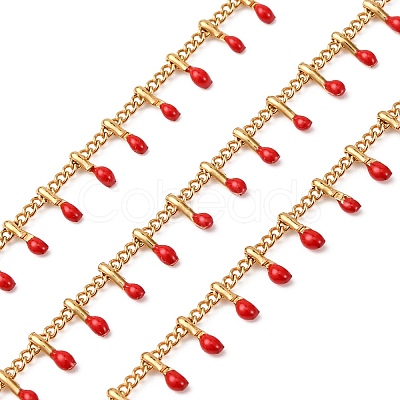 304 Stainless Steel Curb Chains STAS-R100-09A-06-1