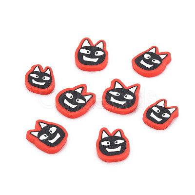 Halloween Handmade Polymer Clay Cabochons X-CLAY-N006-106-1