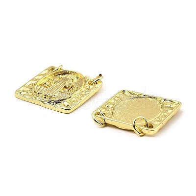 Brass Pendants KK-K346-04G-1