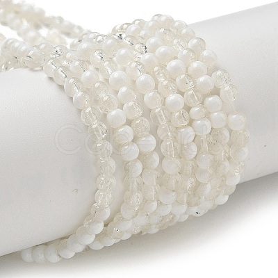 Crackle Glass Beads Strands GLAA-U001-4mm-07-1