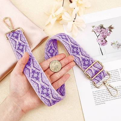 Adjustable Jacquard Weave Nylon Wide Bag Strap FIND-WH0133-16B-1