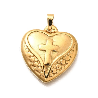 304 Stainless Steel Pendants STAS-B079-03G-03-1