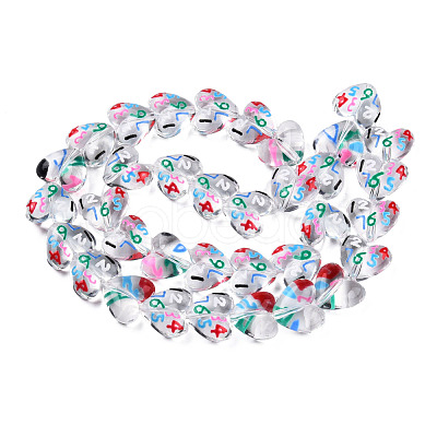 Transparent Acrylic Beads Strands ACRC-T011-07-1