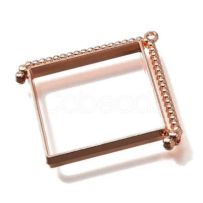 Alloy Open Back Bezel Pendants PALLOY-I223-08RG-1