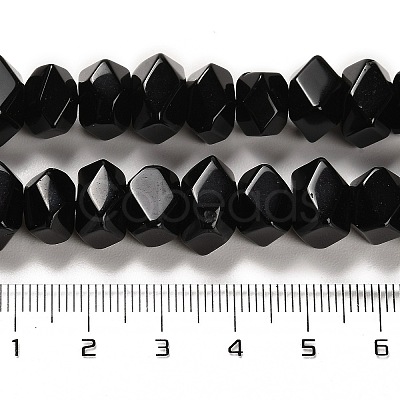 Natural Obsidian Beads Strands G-N327-05-11-1