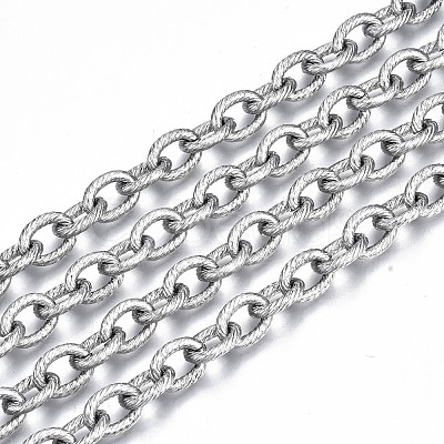Tarnish Resistant 304 Stainless Steel Link Chains CHS-T003-20P-NF-1
