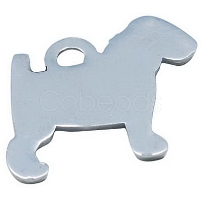 Alloy Enamel Puppy Pendants X-ENAM-P069-2-1