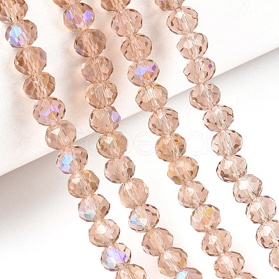 Electroplate Glass Beads Strands LS-EGLA-A034-T10mm-L22-1